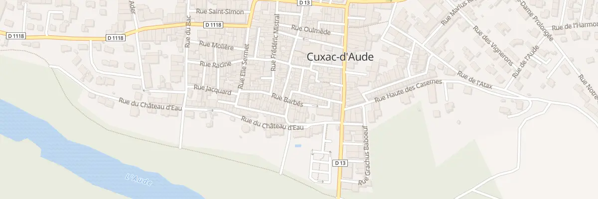 Plan du 12 Rue Barbés à Cuxac-d’Aude