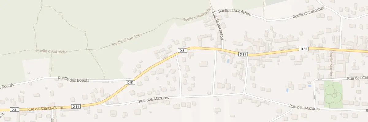 Plan du 1 Rue du Lieutenant Poussot à Berneuil-sur-Aisne