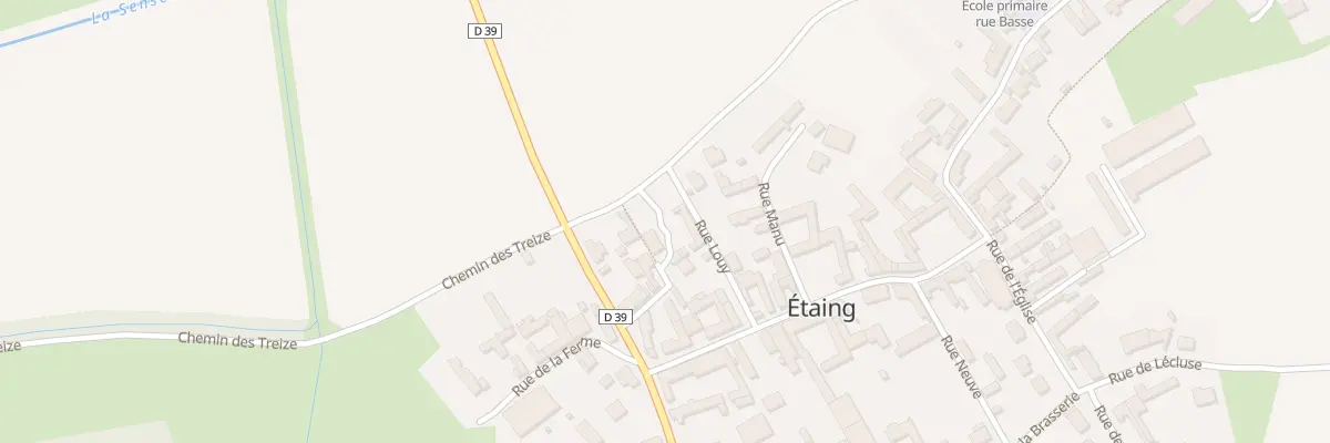 Plan du 2 Rue du Sac à Étaing