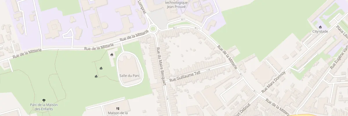 Plan du 50 Rue du Maire Becquart à Lille