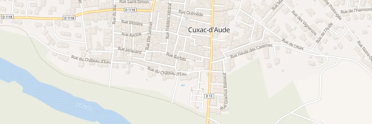 Plan du 5 Rue Barbés à Cuxac-d’Aude
