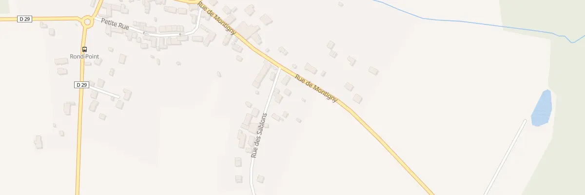 Plan du 29 Rue des Sablons à Coutençon