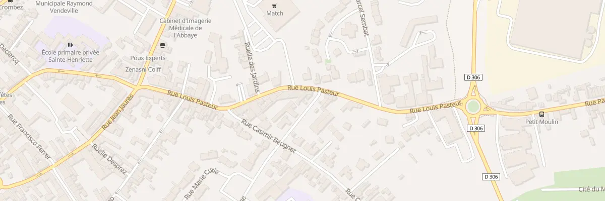 Plan du 50B Rue Pasteur à Oignies