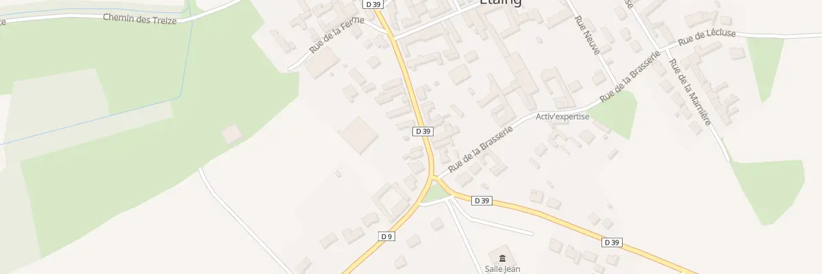 Plan du 10 Rue de Sailly à Étaing