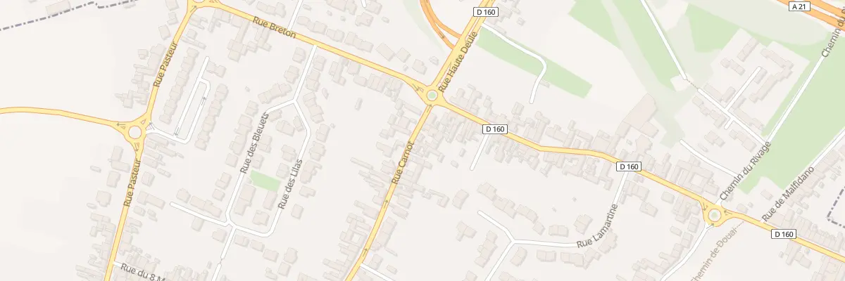 Plan du 124 Rue Carnot à Noyelles-Godault
