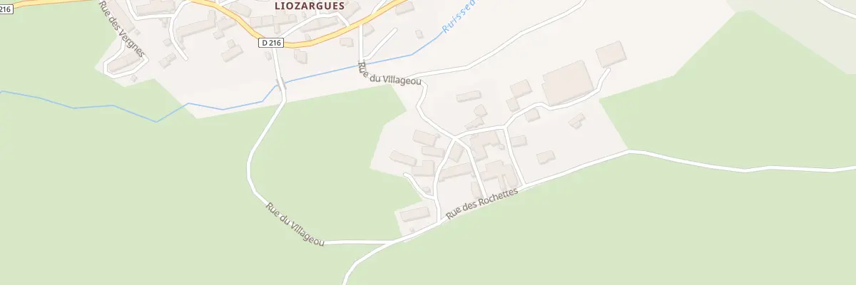 Plan du 6 Rue du Villageou à Roffiac