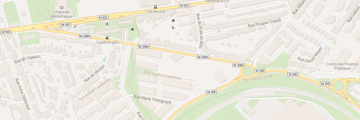 Plan du 33 Rue Jules Guesde Lomme à Lille
