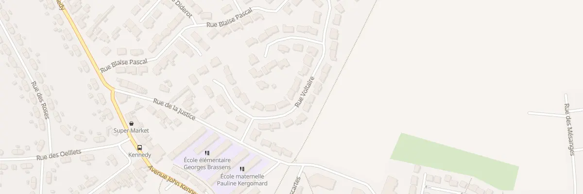 Plan du 17 Rue Voltaire à Oignies