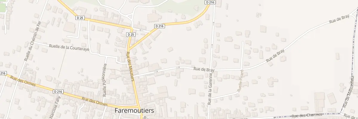 Plan du 8B Rue du Bray à Faremoutiers