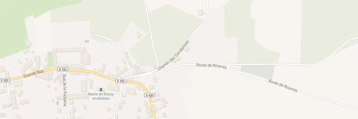 Plan du 6 Rte de Rouvres à Rosoy-en-Multien