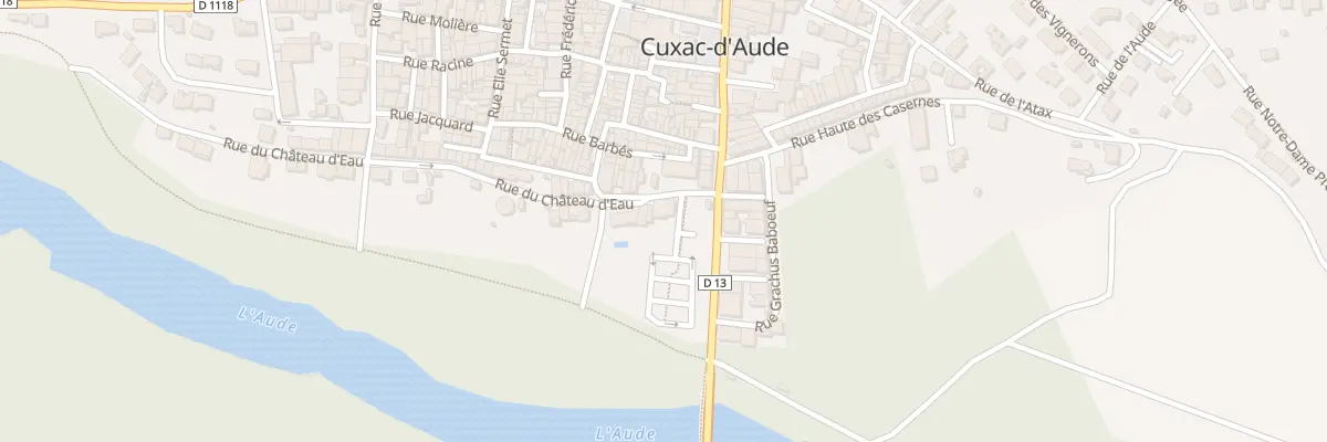 Plan du 1B Rue du Château d’Eau à Cuxac-d’Aude