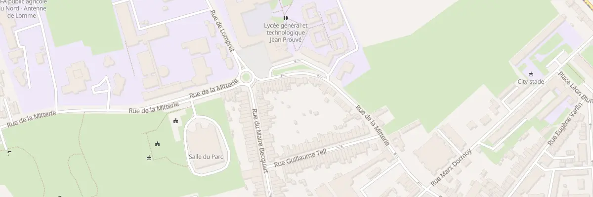 Plan du 152 Rue de la Mitterie à Lille