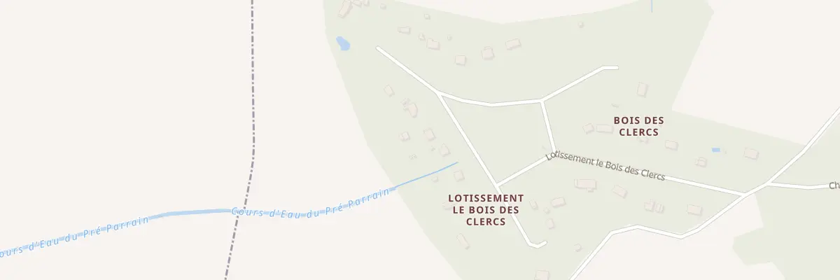 Plan du 5097 Bois des Clercs à Foucherolles
