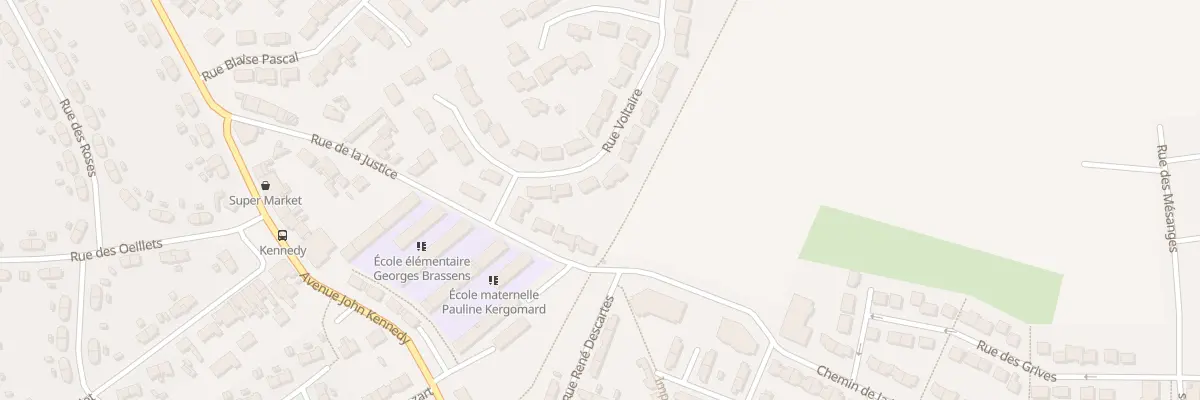 Plan du 18 Rue Voltaire à Oignies