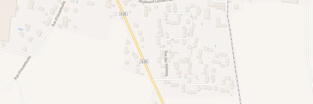 Plan du 1 Rue des Violettes à Faremoutiers