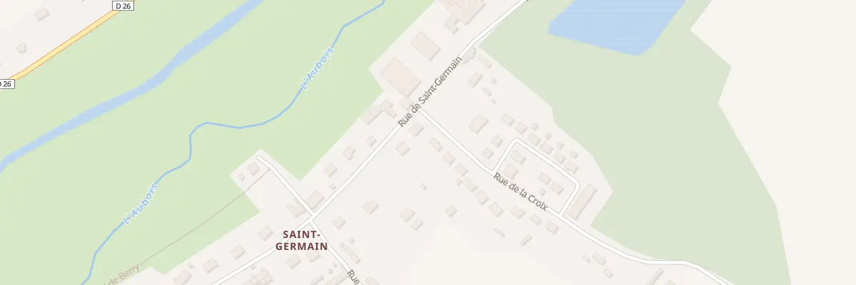 Plan du 2 Rue de la Croix à Jouet-sur-l’Aubois