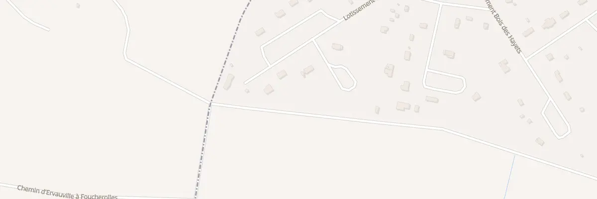 Plan du 28 Bois des Hayets à Foucherolles