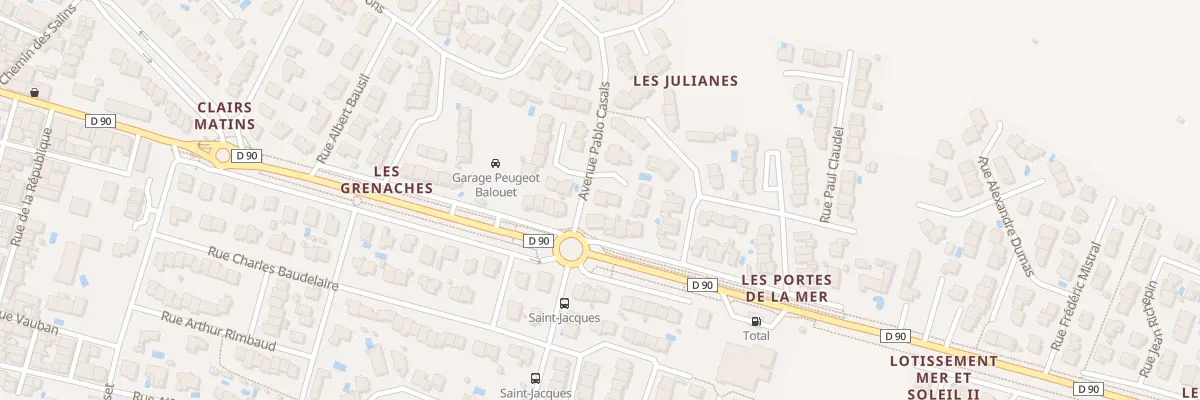 Plan du 2 Imp Andre Chenier à Saint-Laurent-de-la-Salanque