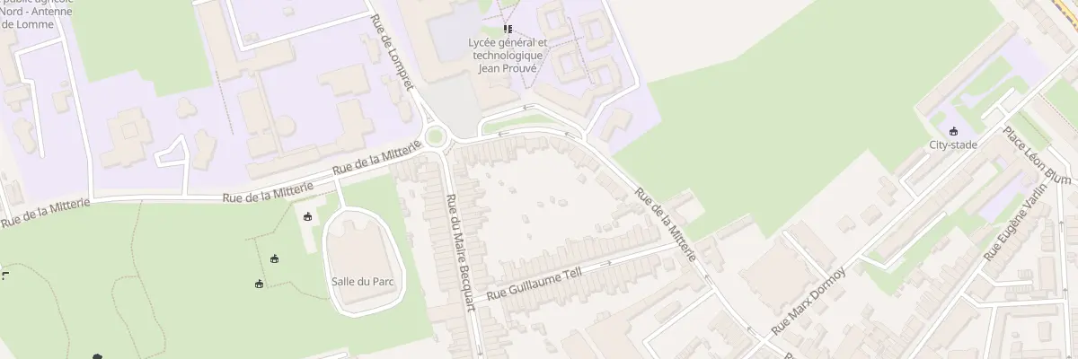 Plan du 156 Rue de la Mitterie à Lille