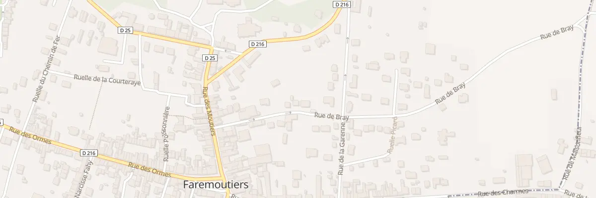 Plan du 10 Rue du Bray à Faremoutiers