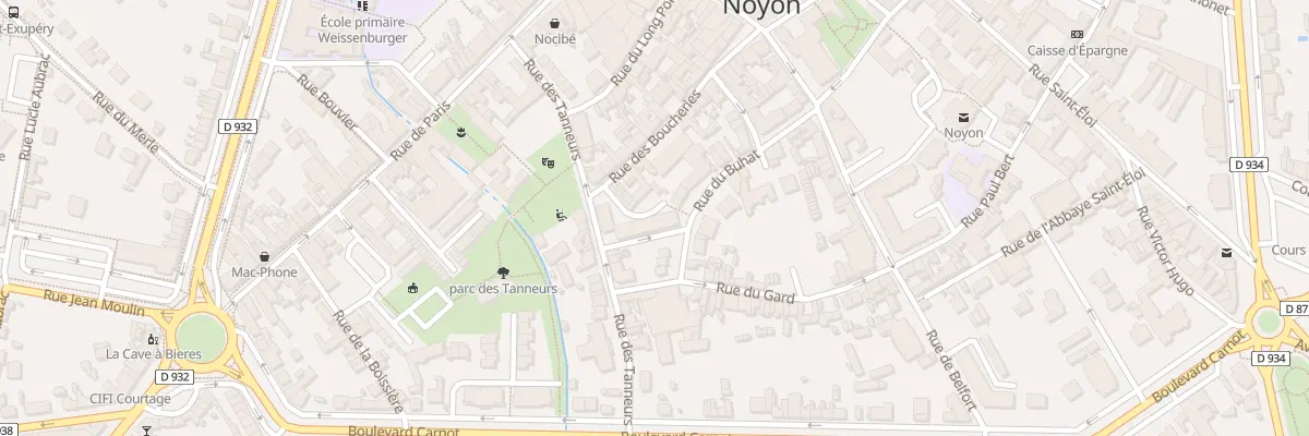 Plan du 24 Sq Pierre et Marie Curie à Noyon