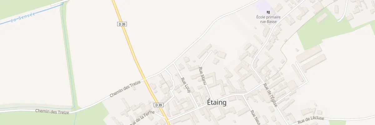 Plan du 3B Rue Manu à Étaing
