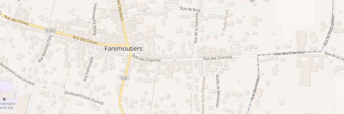 Plan du 10C Rue des Charmes à Faremoutiers