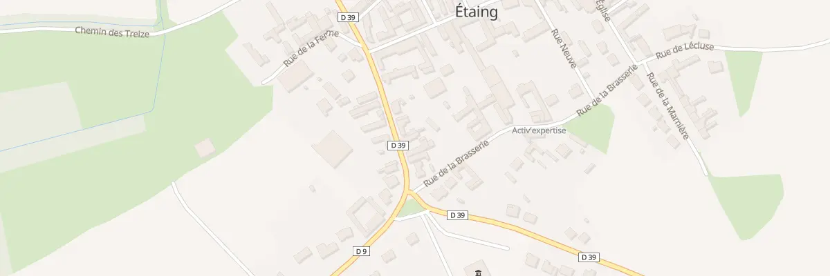 Plan du 13A Rue de Sailly à Étaing