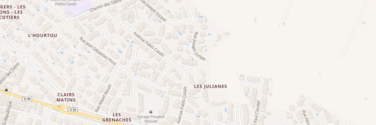 Plan du 3 Rue Joseph Sunyer à Saint-Laurent-de-la-Salanque