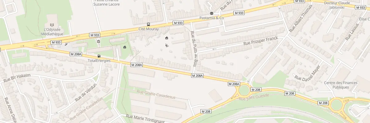 Plan du 196 Rue Jules Guesde Lomme à Lille