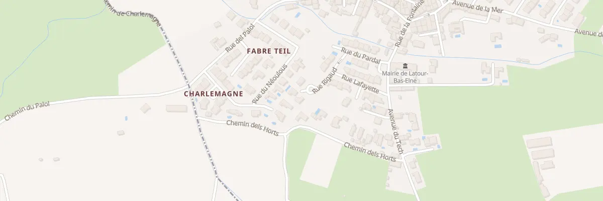 Plan du 13 Rue Rigaud à Latour-Bas-Elne