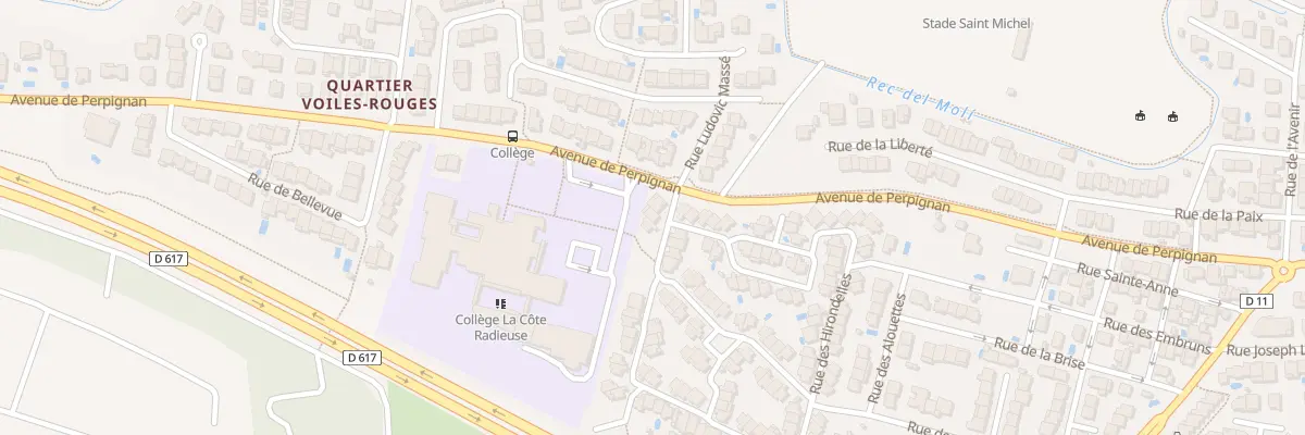 Plan du 8 Rue des Mouettes à Canet-en-Roussillon