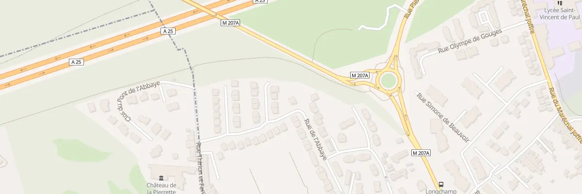Plan du 44 Rue de l’Abbaye à Loos