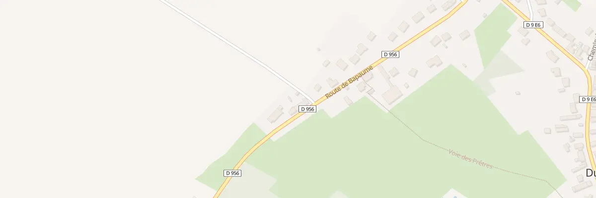 Plan du 20 Rte de Bapaume à Dury
