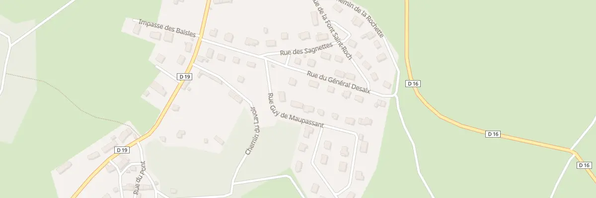 Plan du 3 Rue Guy de Maupassant à Charbonnières-les-Vieilles