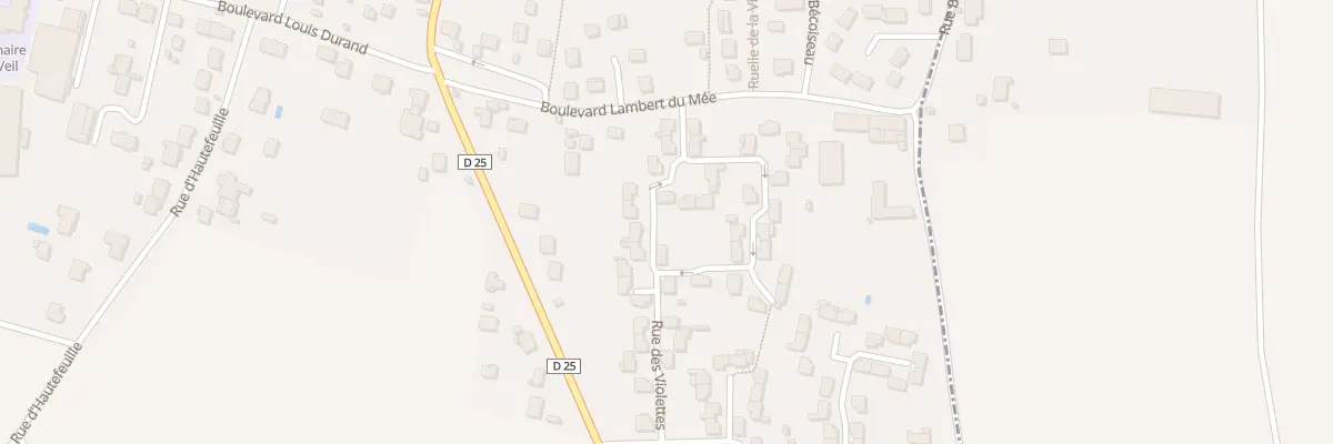 Plan du 12 Rue des Roses à Faremoutiers