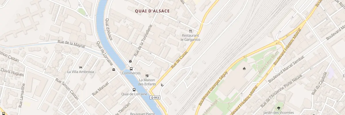 Plan du 2 Rue de Cuxac à Narbonne