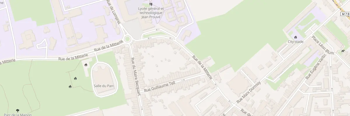 Plan du 168 Rue de la Mitterie à Lille
