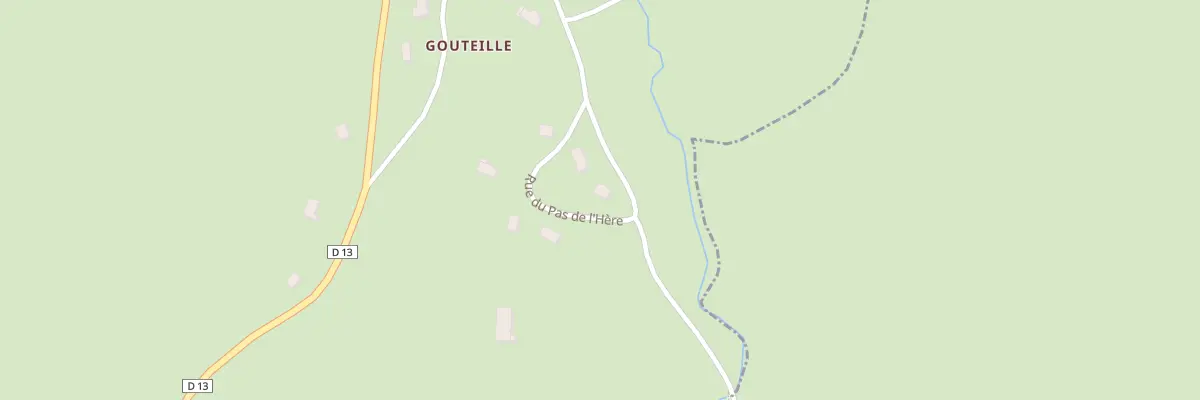 Plan du 6119 Gouteille à Saint-Urcize