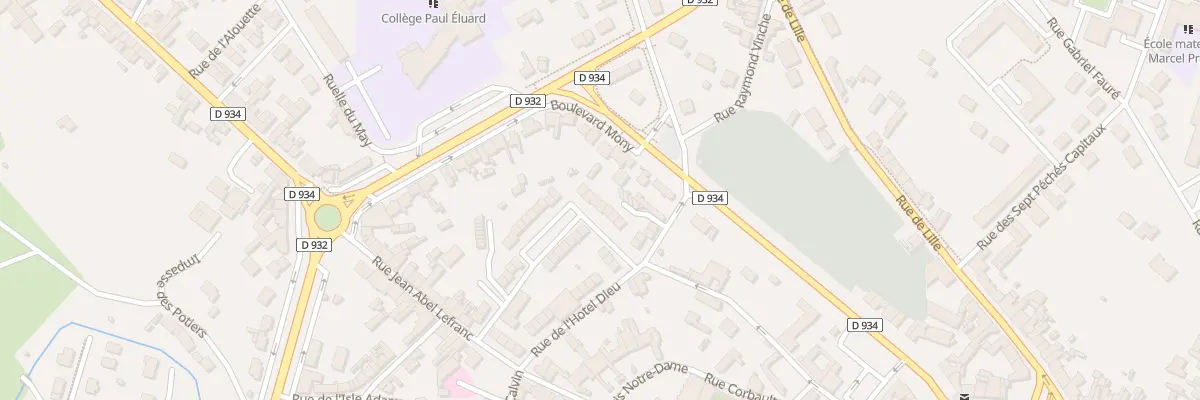 Plan du 43 Sq de Lattre de Tassigny à Noyon