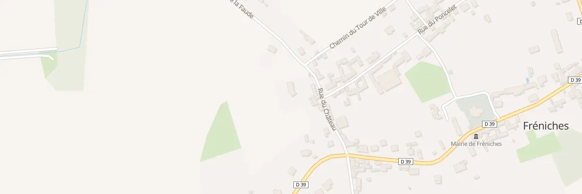 Plan du 131 Rue du Château à Fréniches