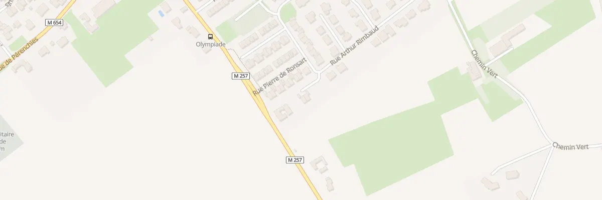 Plan du 2 Rue Arthur Rimbaud à Verlinghem
