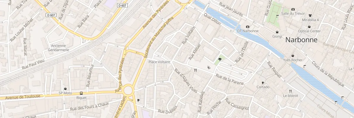 Plan du 70 Rue de la Parerie à Narbonne