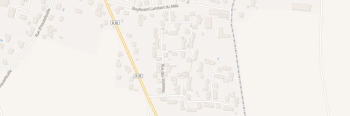 Plan du 23 Rue des Roses à Faremoutiers