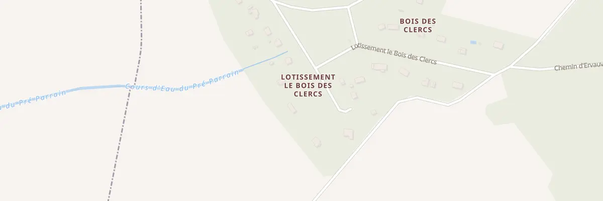 Plan du 5116 Bois des Clercs à Foucherolles