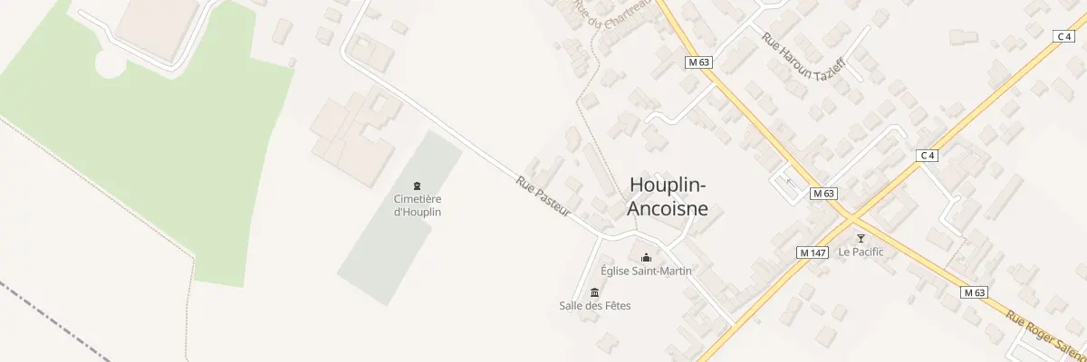 Plan du 34 Rue Pasteur à Houplin-Ancoisne