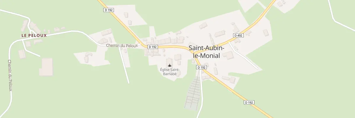 Plan du 8 Rue Saint-barnabé à Saint-Aubin-le-Monial