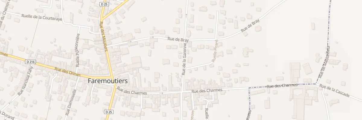 Plan du 6 Rue de la Garenne à Faremoutiers