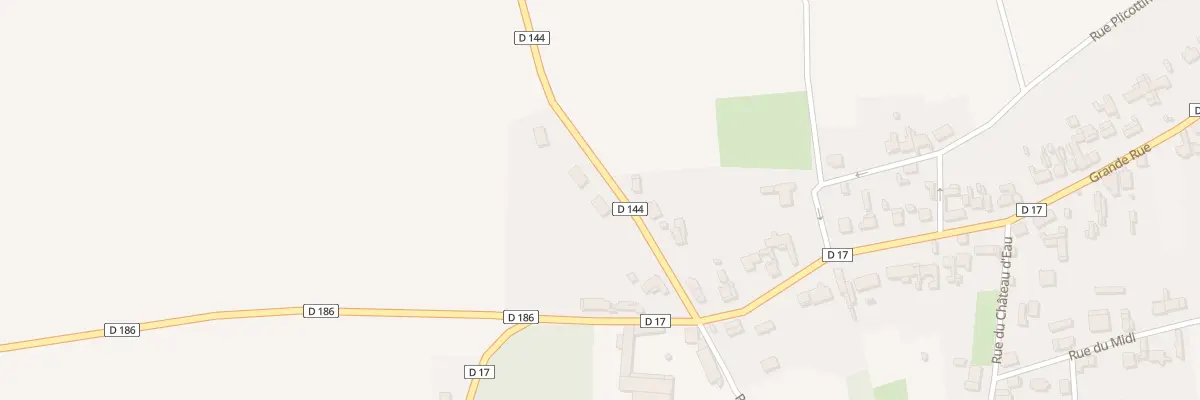 Plan du 1 Rue de Hombleux à Esmery-Hallon