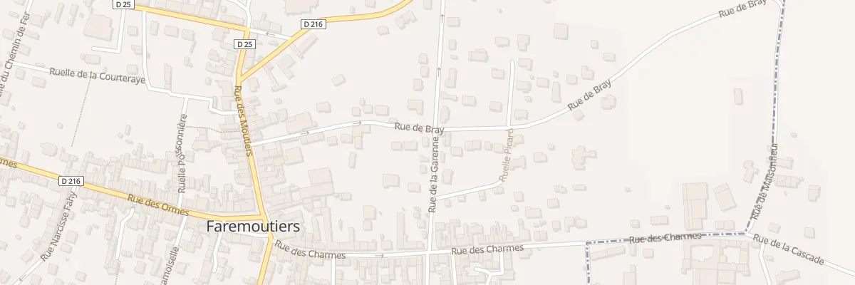 Plan du 15 Rue du Bray à Faremoutiers